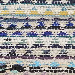 Koberec z kusov - Lindby (modrá/multi)