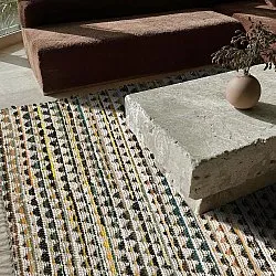 Koberec z kusov - Lindby (žltá/multi)