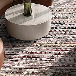 Koberec z patchworku - Lindby (ružová/multicolor)