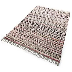 Koberec z patchworku - Lindby (ružová/multicolor)