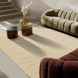 Koberec z kusov - Vinga (horčicovožltý)