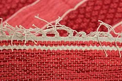 Koberec z kusov - Visby (červený)