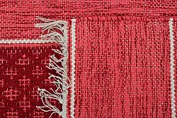 Koberec z kusov - Visby (červený)