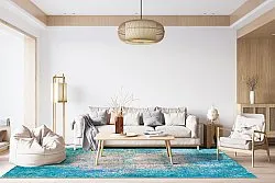 Koberec Wilton - Jules (tyrkysový)