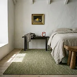 Vlnený koberec - Charonne Flat Handloom Wool Premium (zelená)