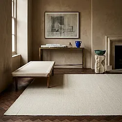 Vlnený koberec - Charonne Flat Handloom Wool Premium (krém)