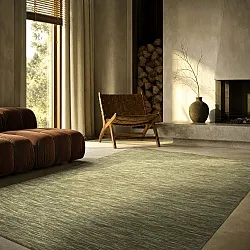 Vlnený koberec - Charonne Flat Handloom Wool Premium (zelená)