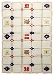 Vlnený koberec - Lausanne Flatweave Tufted Premium (biela/béžová)