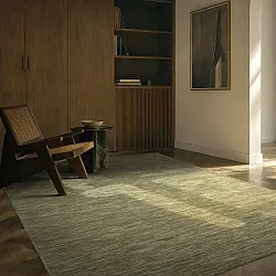 Vlnený koberec - Charonne Flat Handloom Wool Premium (zelená)