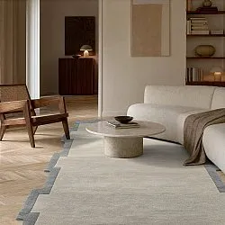 Vlnený koberec - Agra Hand Tufted Wool Premium (sivá)