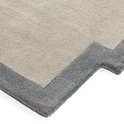 Vlnený koberec - Agra Hand Tufted Wool Premium (sivá)