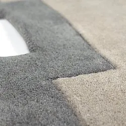 Vlnený koberec - Agra Hand Tufted Wool Premium (sivá)