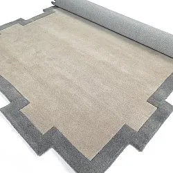 Vlnený koberec - Agra Hand Tufted Wool Premium (sivá)