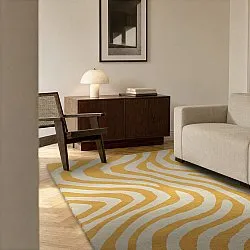 Vlnený koberec - Aiz Hand Tufted Wool Premium (žltá)