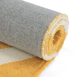 Vlnený koberec - Aiz Hand Tufted Wool Premium (žltá)