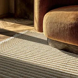 Vlnený koberec - Arbil (béžová/biela)