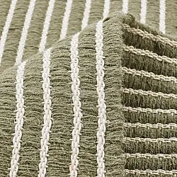 Vlnený koberec - Arbil (zelená/biela)