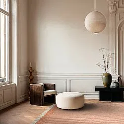 Vlnený koberec - Arbil (terracota/biela)