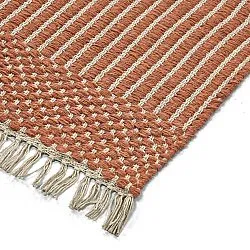 Vlnený koberec - Arbil (terracota/biela)