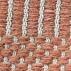 Vlnený koberec - Arbil (terracota/biela)