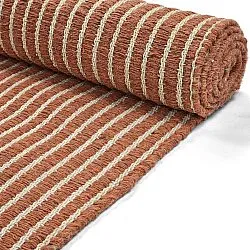 Vlnený koberec - Arbil (terracota/biela)