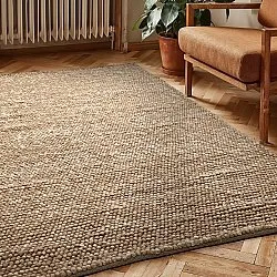 Vlněný koberec - Avafors Wool Bubble (světle hnědý/bílý)