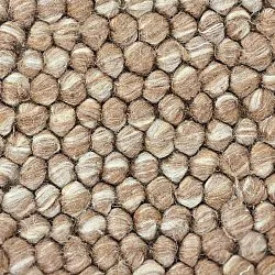 Vlněný koberec - Avafors Wool Bubble (světle hnědý/bílý)