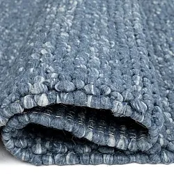 Vlnený koberec - Avafors Wool Bubble (námornícka modrá/krémová)