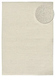 Vlnený koberec - Charonne Flat Handloom Wool Premium (krém)