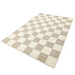 Ullmatta - Dundee (beige/vit)