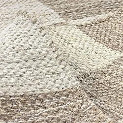 Ullmatta - Dundee (beige/vit)