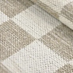 Ullmatta - Dundee (beige/vit)