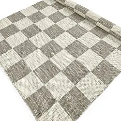 Ullmatta - Dundee (grå/vit)