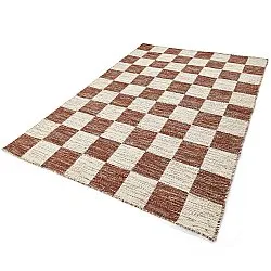 Ullmatta - Dundee (röd/vit)