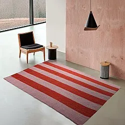 Vlnený koberec - Garine (ružový/červený)