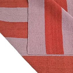 Vlnený koberec - Garine (ružový/červený)
