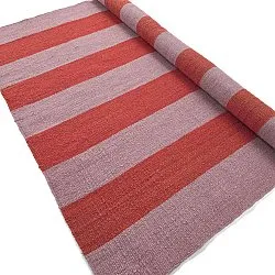 Vlnený koberec - Garine (ružový/červený)