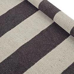 Vlnený koberec - Garine (čierna/bežová)