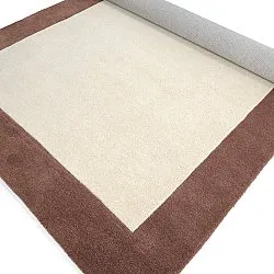 Vlnený koberec - Gaya Hand Tufted Wool Premium (krémová/hnedá)