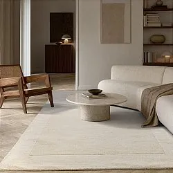 Vlnený koberec - Gaya Hand Tufted Wool Premium (krémová/biela)