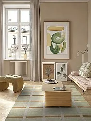 Vlnený koberec - Gingham (č. 4)