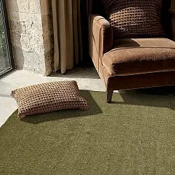 Vlnený koberec - Hamilton (machovo zelený)