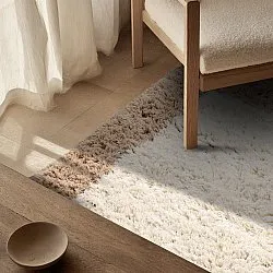 Ullmatta - Khenifra Handknot Wool Premium (creme/beige)