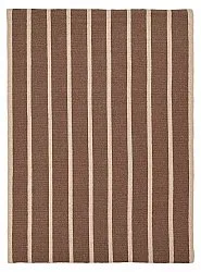 Vlnený koberec - Luton (prírodný/tmavý taupe)