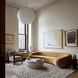 Vlnený koberec - Mesra (šedá/biela)