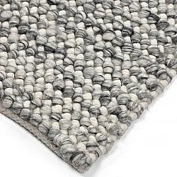 Vlnený koberec - Mesra (šedá/biela)