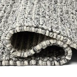 Vlnený koberec - Mesra (šedá/biela)