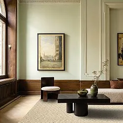 Vlnený koberec - Monastir (béžová/biela)