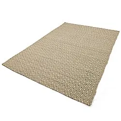 Vlnený koberec - Monastir (hnedá/biela)