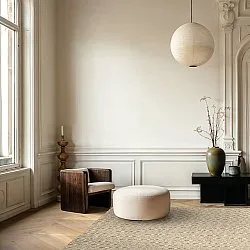 Vlnený koberec - Monastir (šedá/biela)